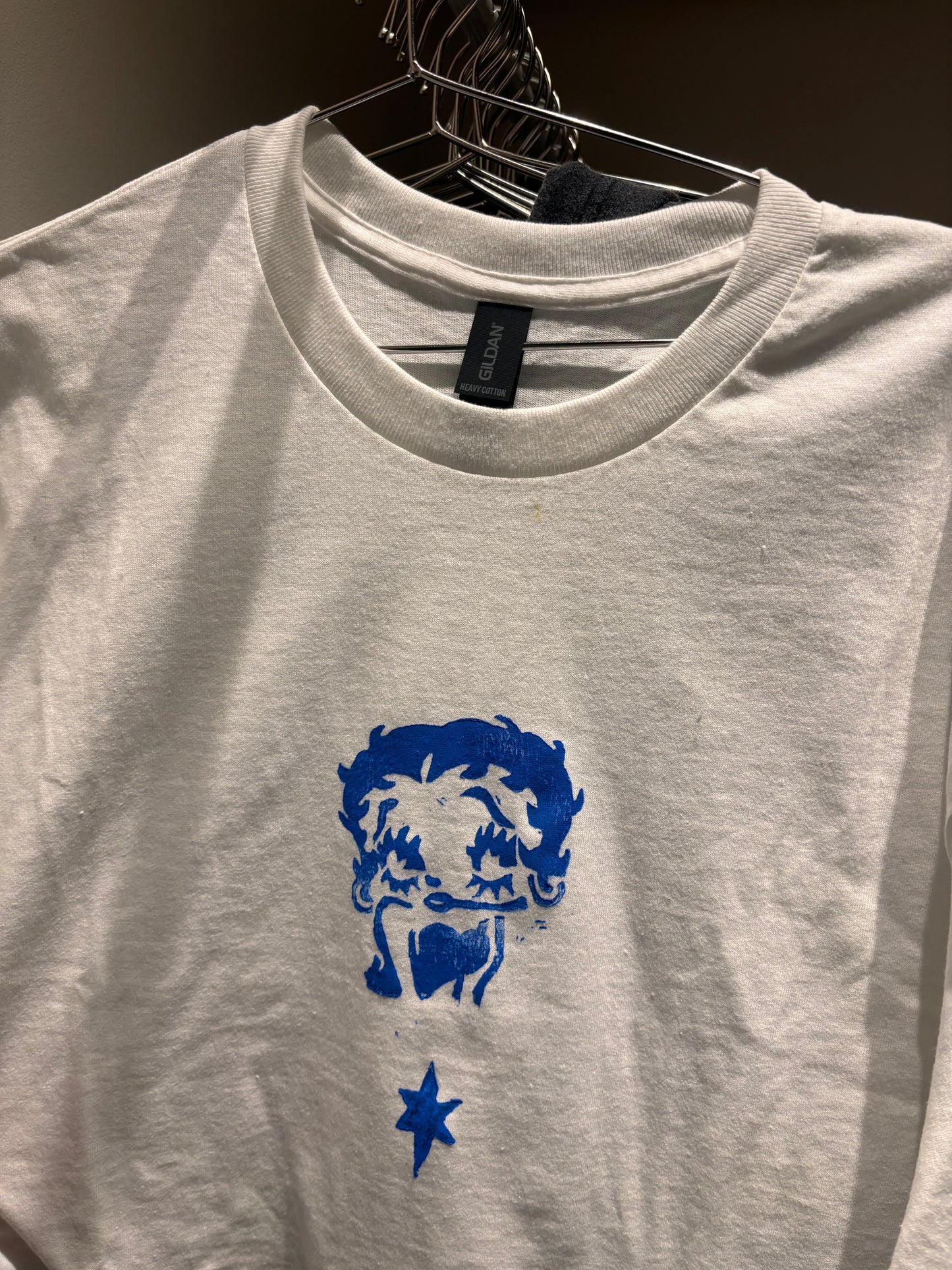 blue betty boop baby tee