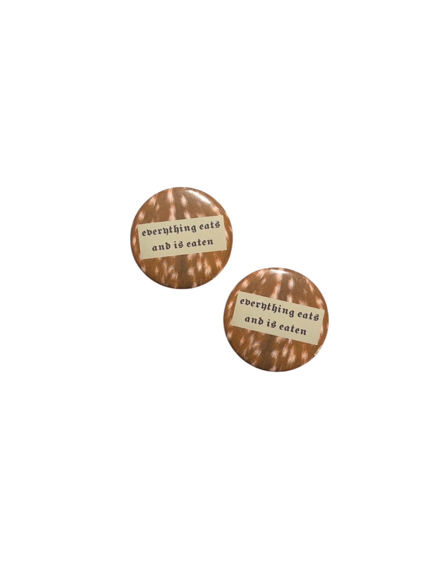 everything eats button pin