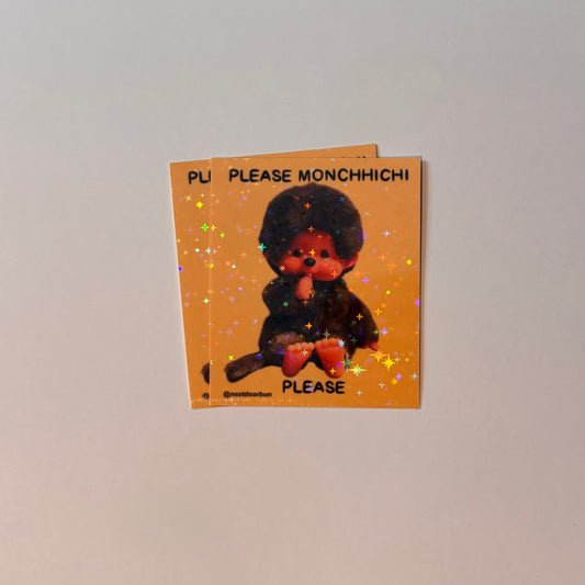 please monchhichi please sticker