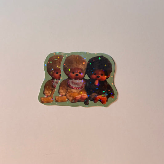 monchhichi pair sticker