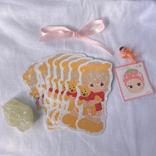 precious moments winnie the pooh sticker