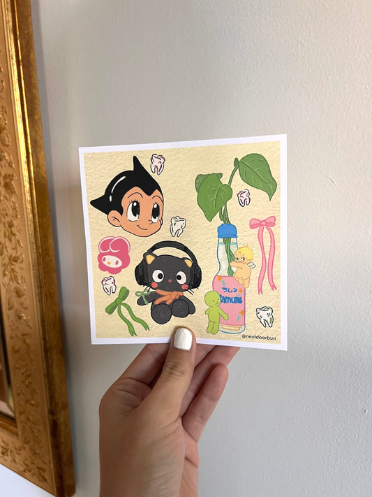 collector of the little guy print