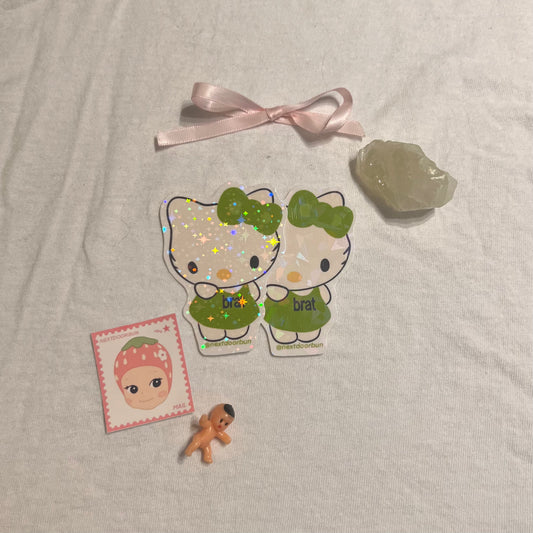 hello kitty brat sticker