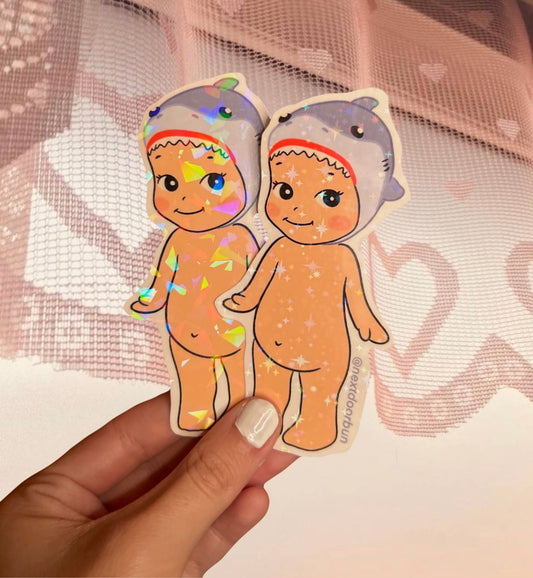 sonny angel shark sticker
