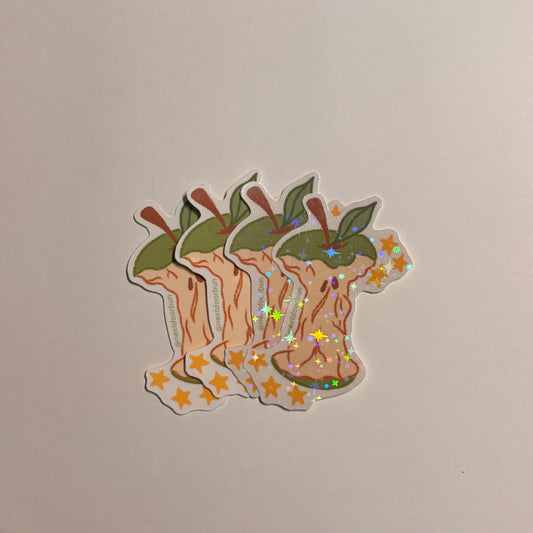 rotten to the core sticker