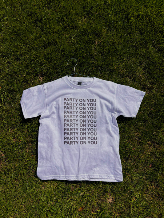 party 4 u baby tee