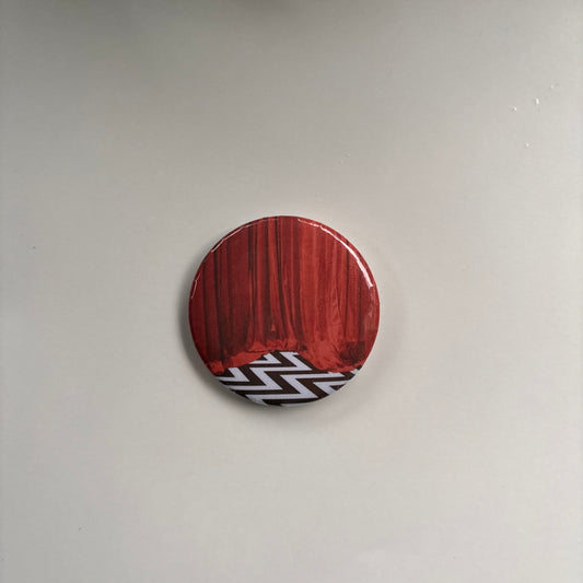 black lodge button pin