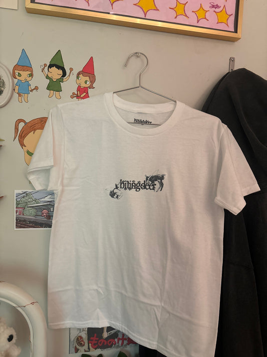 bitingdeer logo baby tee