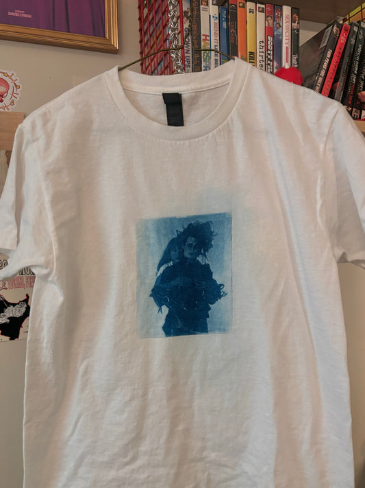 edward scissorhands sun printed baby tee