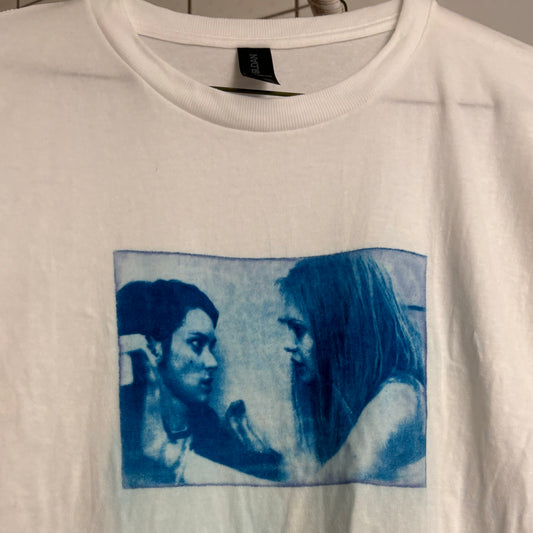 girl interrupted sun print baby tee