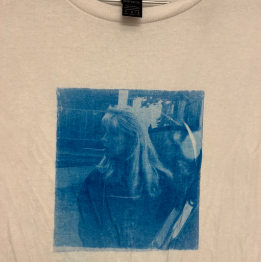 laura palmer sun printed baby tee