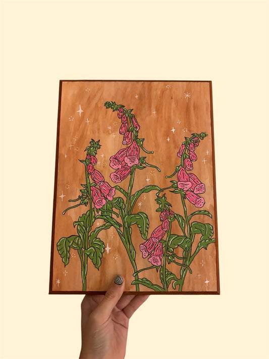 foxglove painting