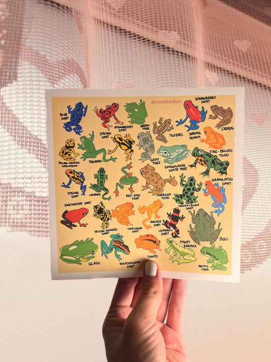 froggy guide print