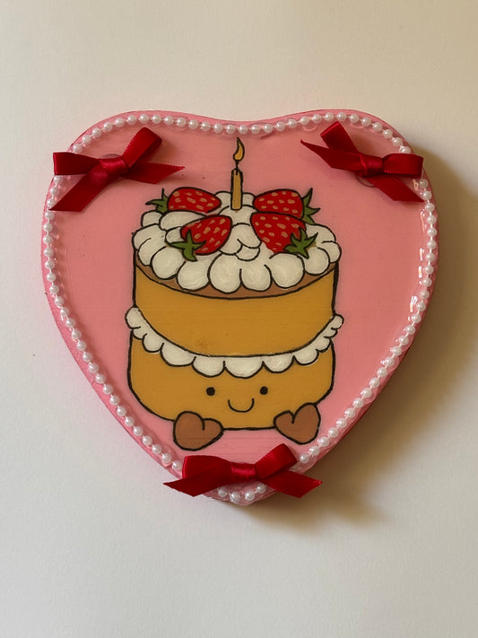 strawberry shortcake jellycat painting