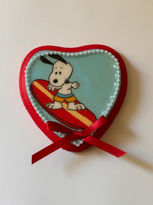 surfer snoopy painting