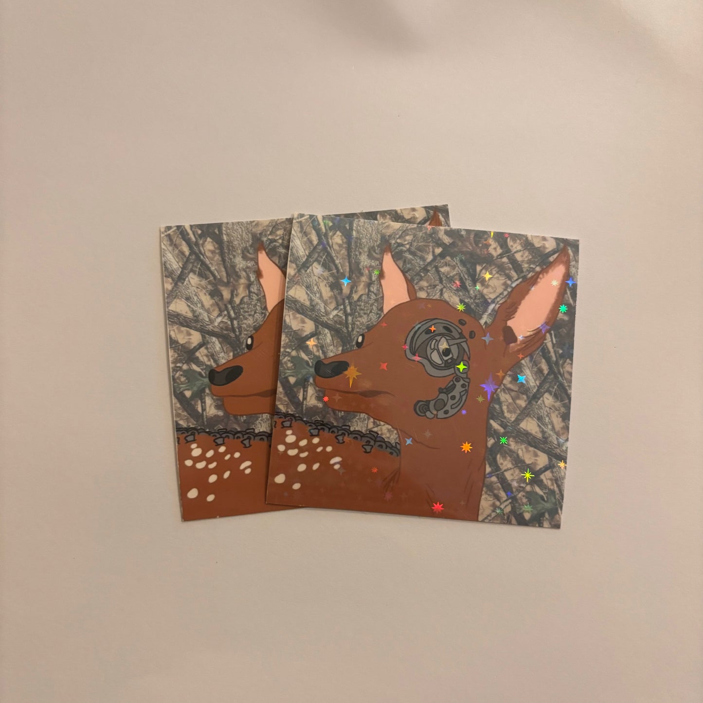 bionic deer sticker