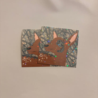 bionic deer sticker
