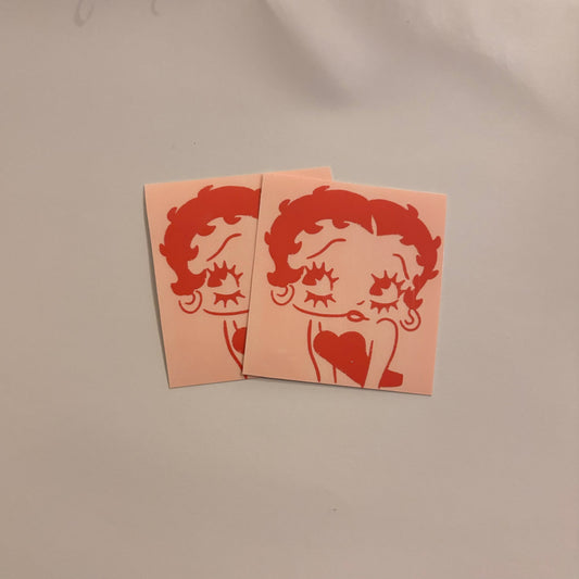 pink betty boop sticker