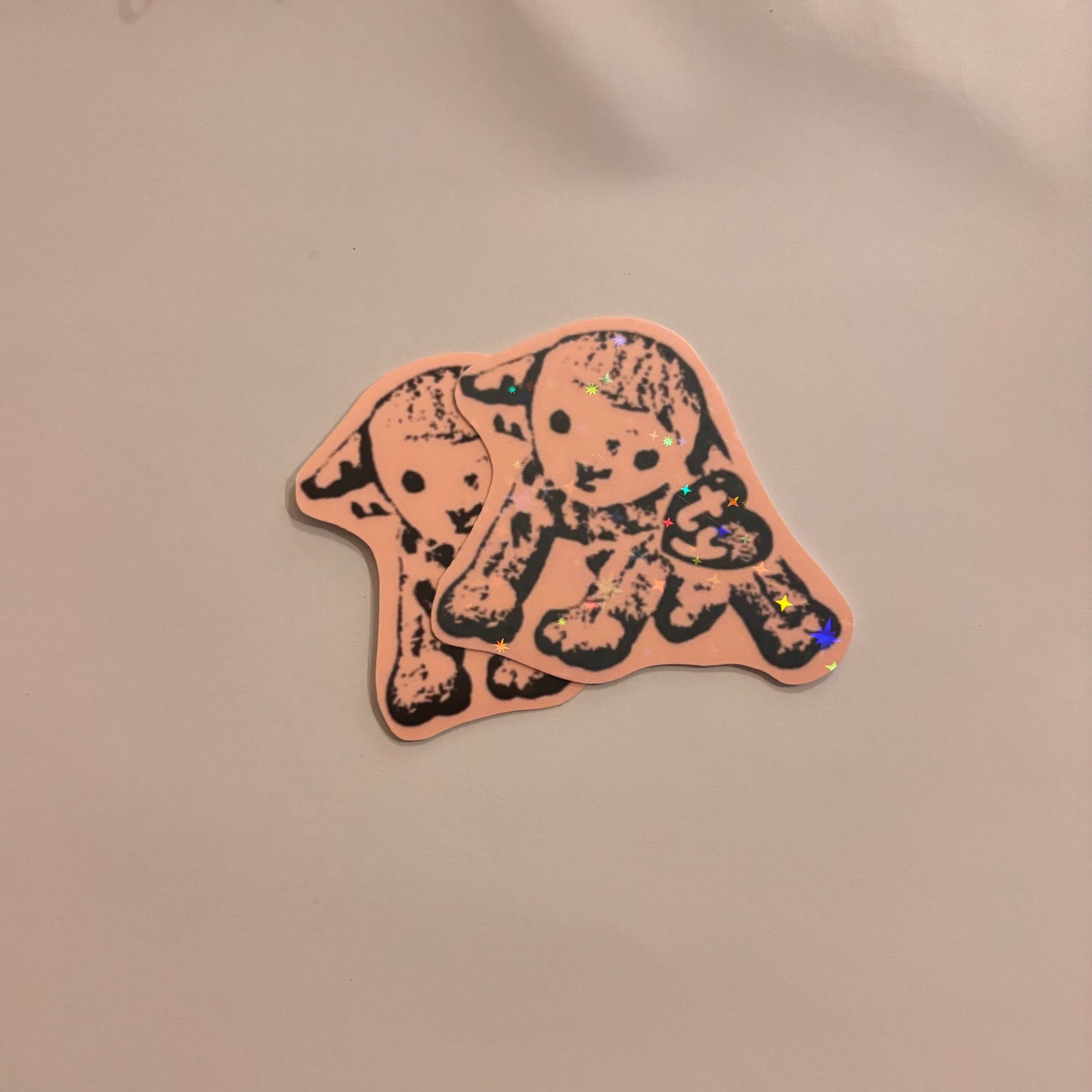 beanie babies lamb sticker