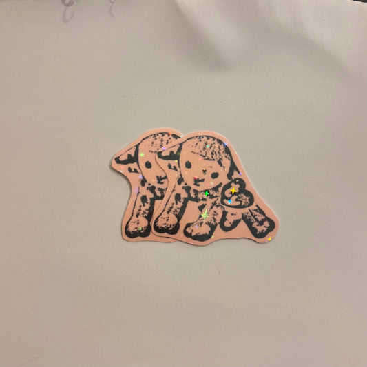 beanie babies lamb sticker