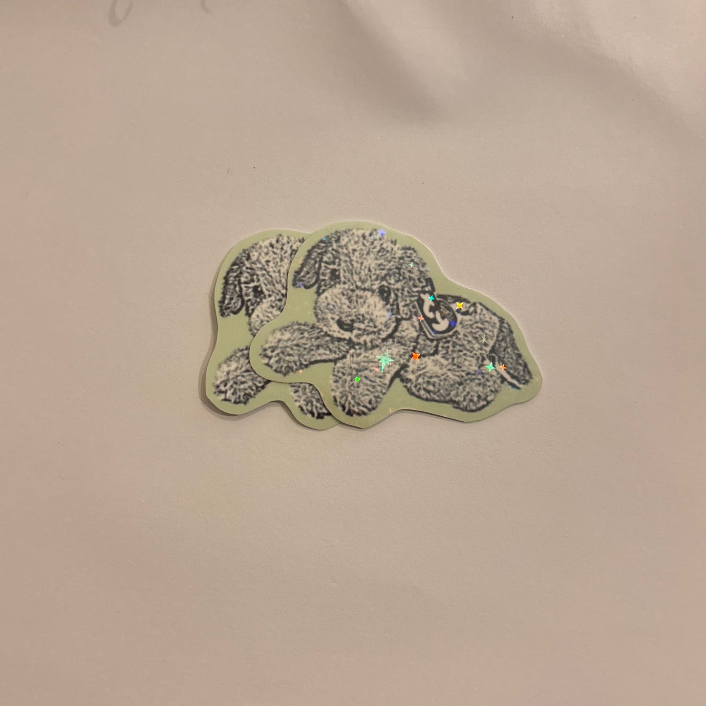 beanie babies dog sticker