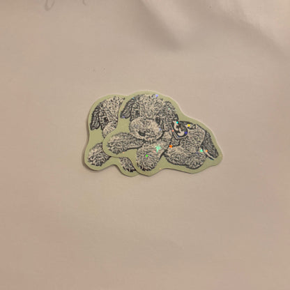 beanie babies dog sticker