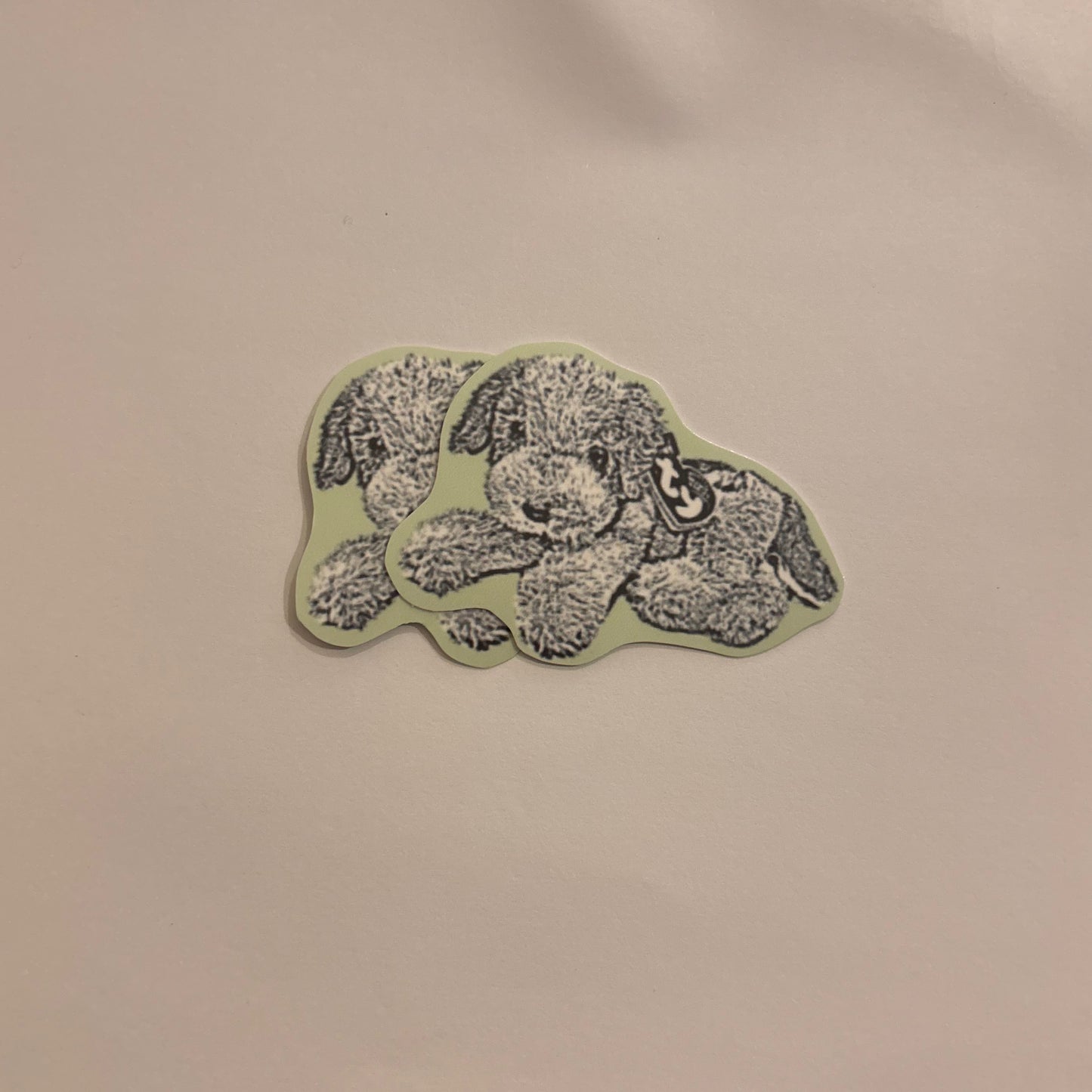 beanie babies dog sticker