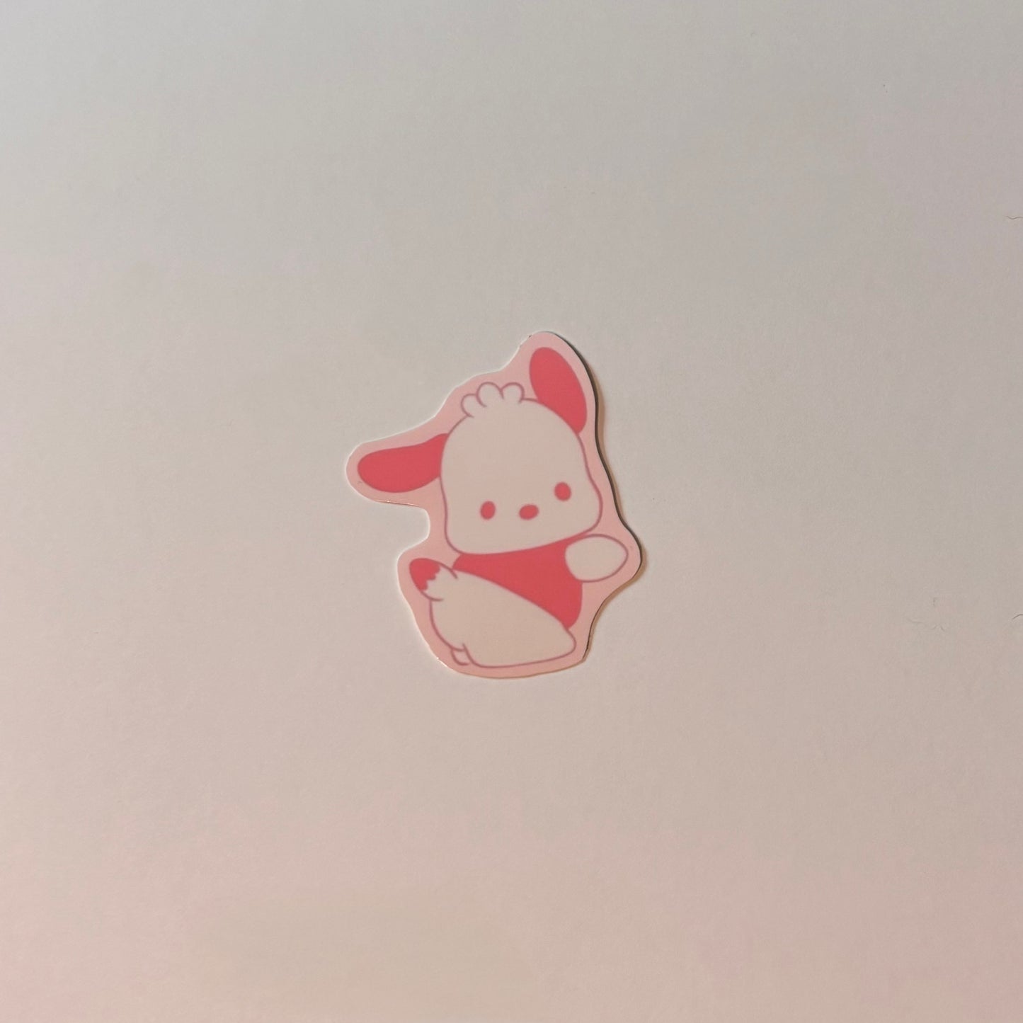 pink pochacco sticker