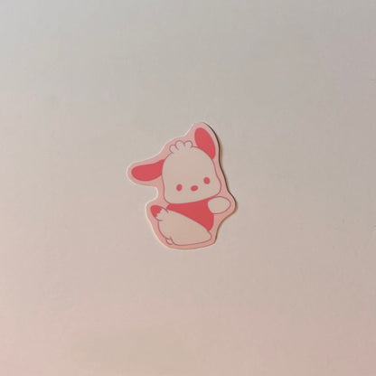 pink pochacco sticker