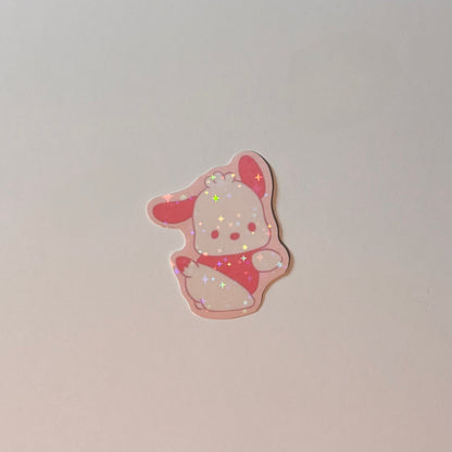 pink pochacco sticker