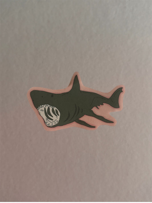basking shark sticker