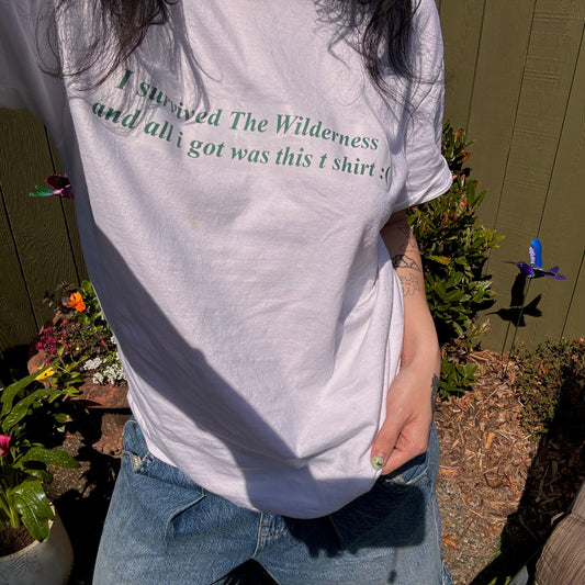 I survived The Wilderness yellowjackets baby tee