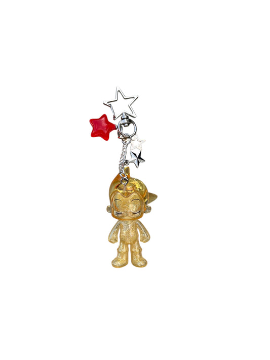 astro boy keychain (yellow)
