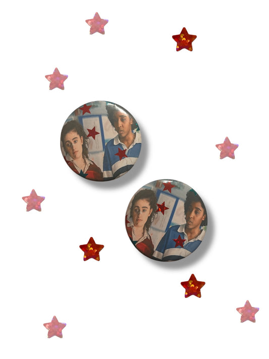 bottoms pj & josie button pin