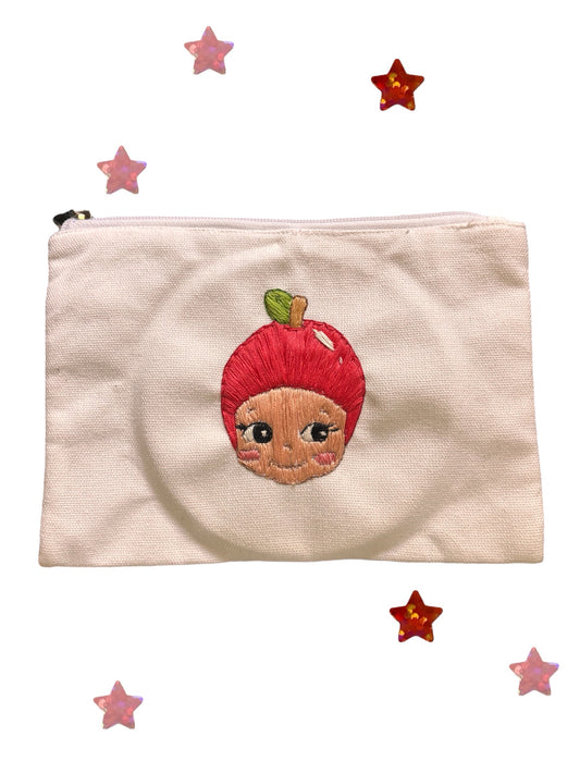 sonny apple head makeup pouch